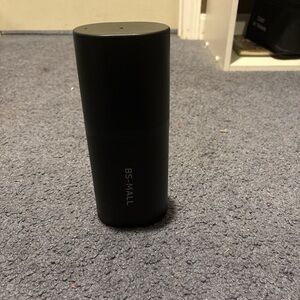 Black Makeup Organizer with Cylindrical Design